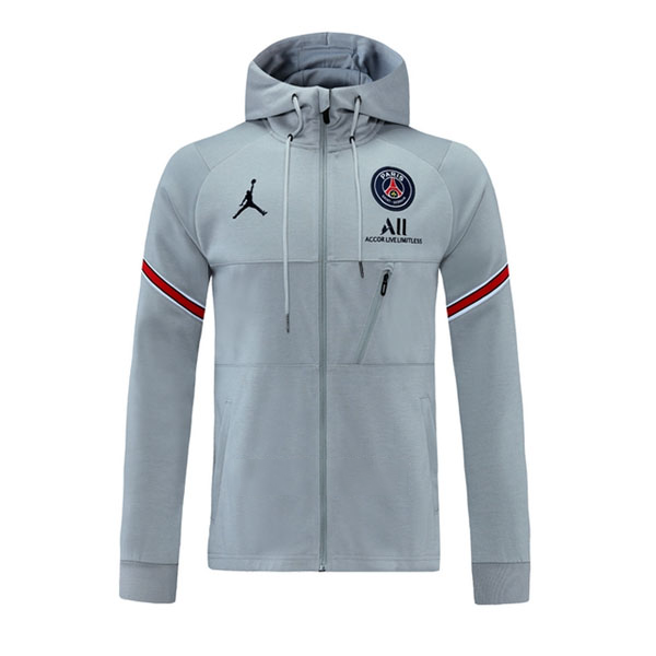 Hoodies Paris Saint Germain 2021-22 Grau